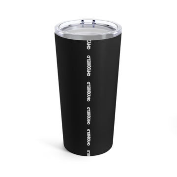 Vertical Stripe Onyxhield Logo 20oz Tumbler