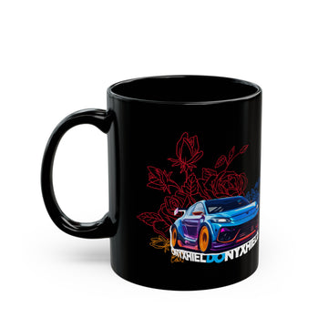 Do Onyxhield Color Floral Black Mug