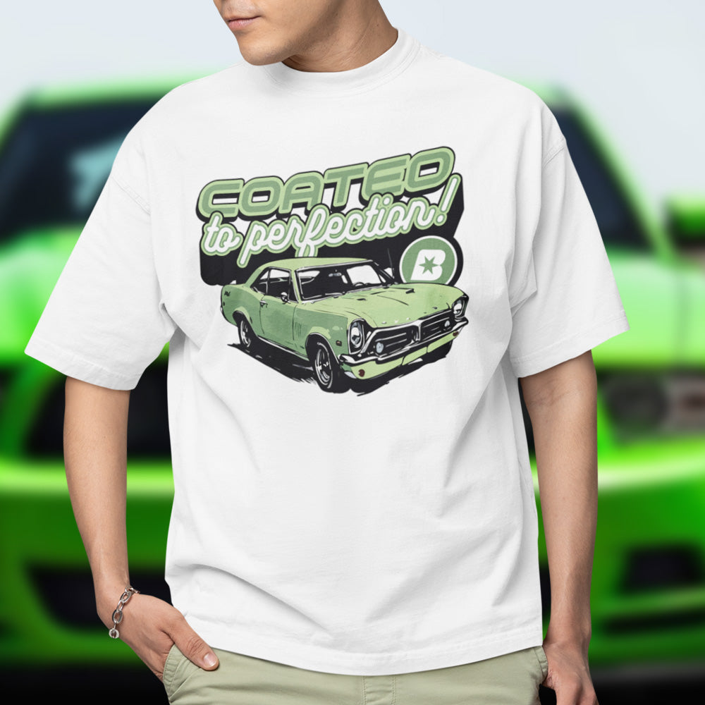 Coated to Perfection! Blask Car T-Shirt