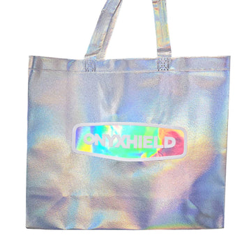 Onyxhield Blask Metallic Tote Bag