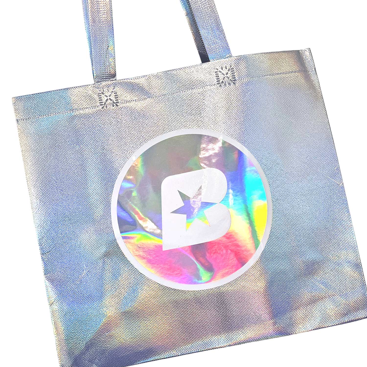 Onyxhield Blask Metallic Tote Bag