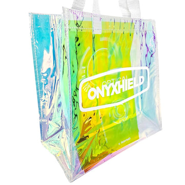 Rayno Onyxhield Blask Holographic Tote