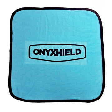 Onyxhield Towel - Blue Black Border