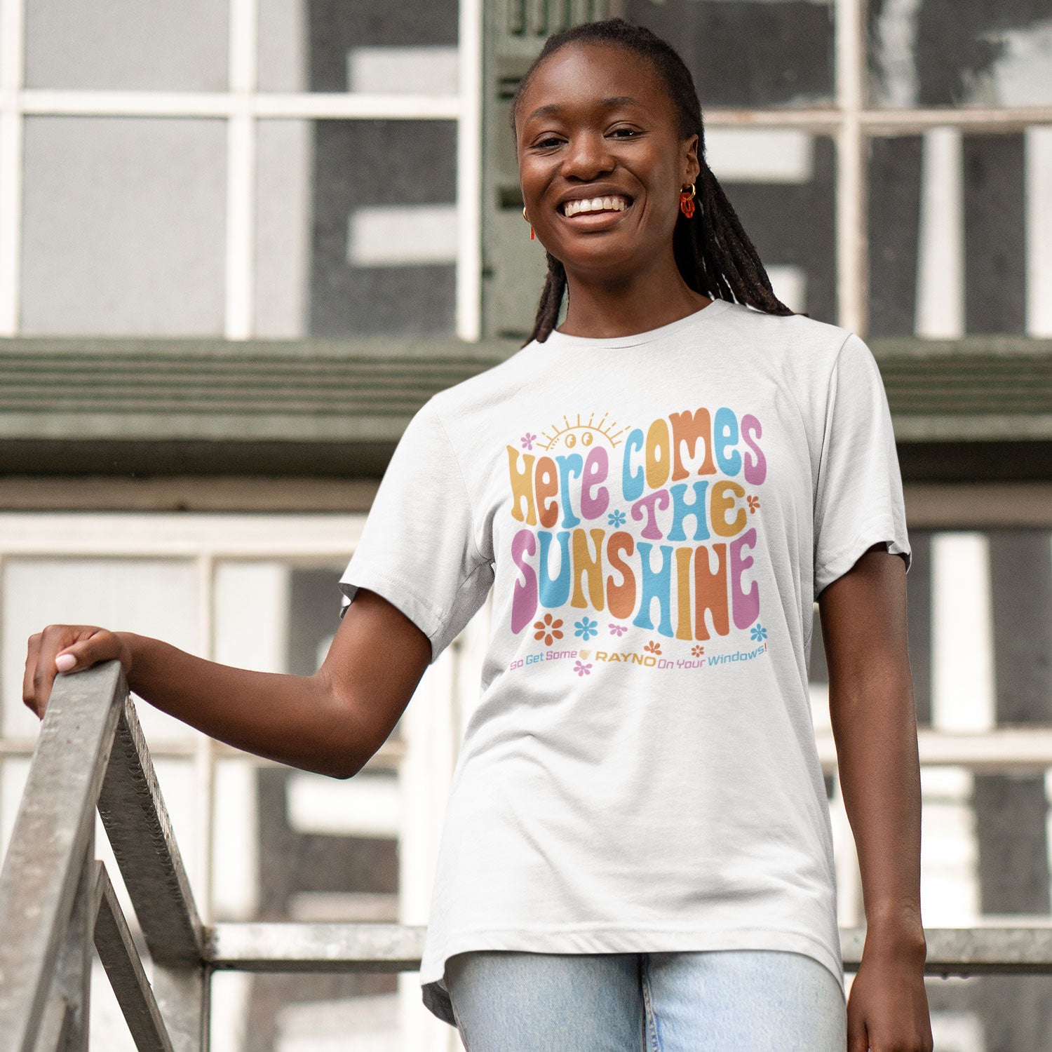 Here Comes the Sunshine So Get Rayno On Your Windows T-Shirt