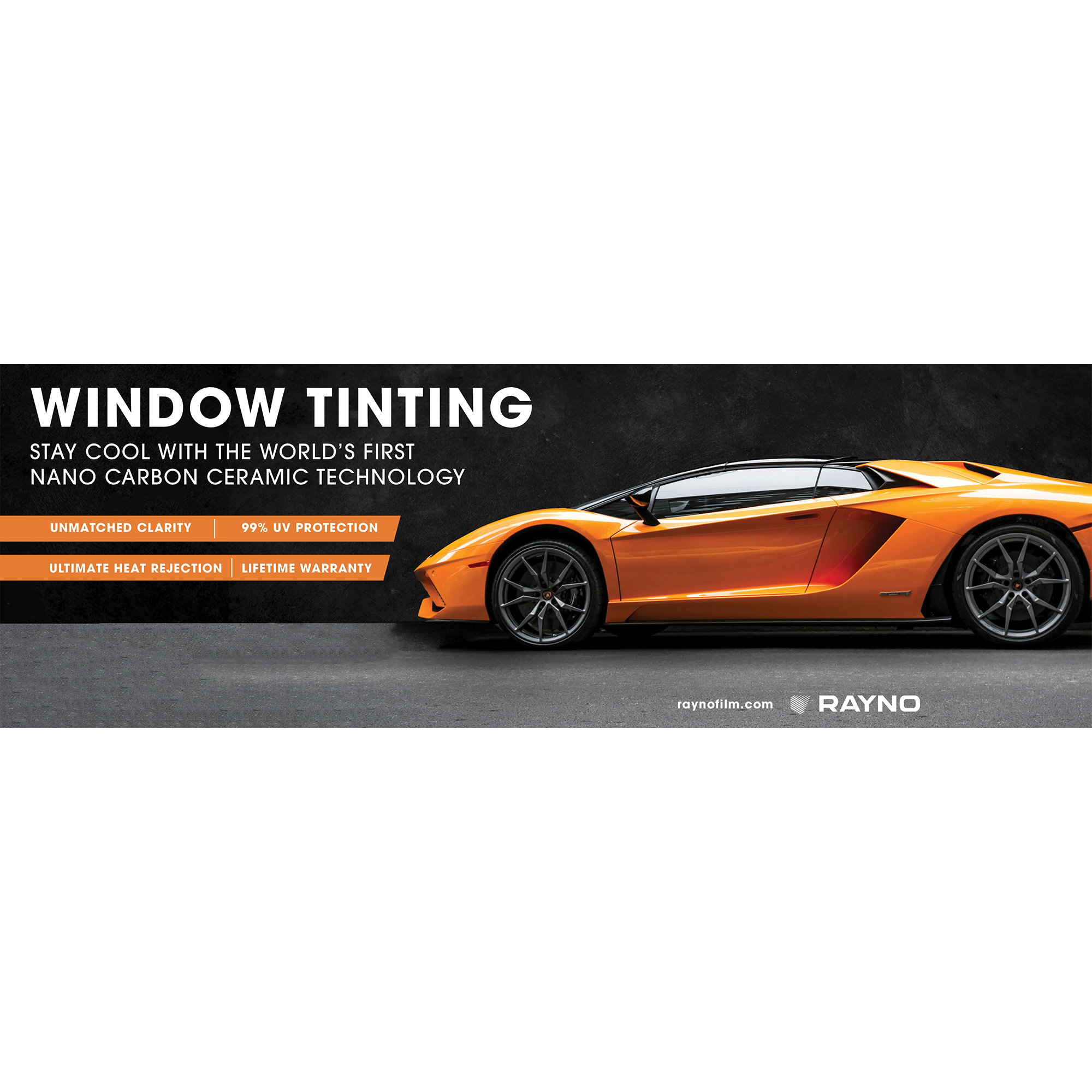 Rayno Window Tinting Banner
