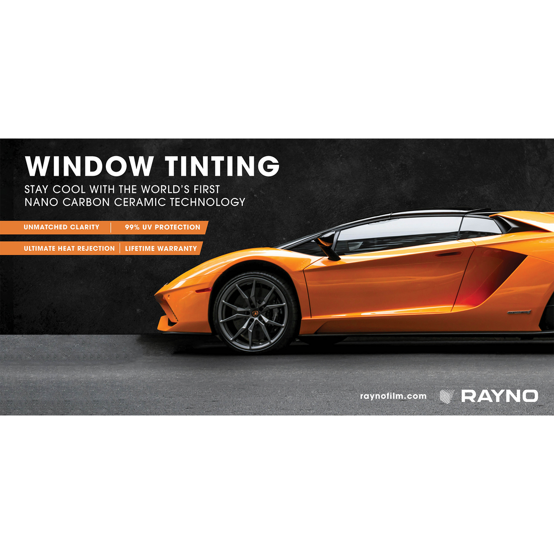 Rayno Window Tinting Banner