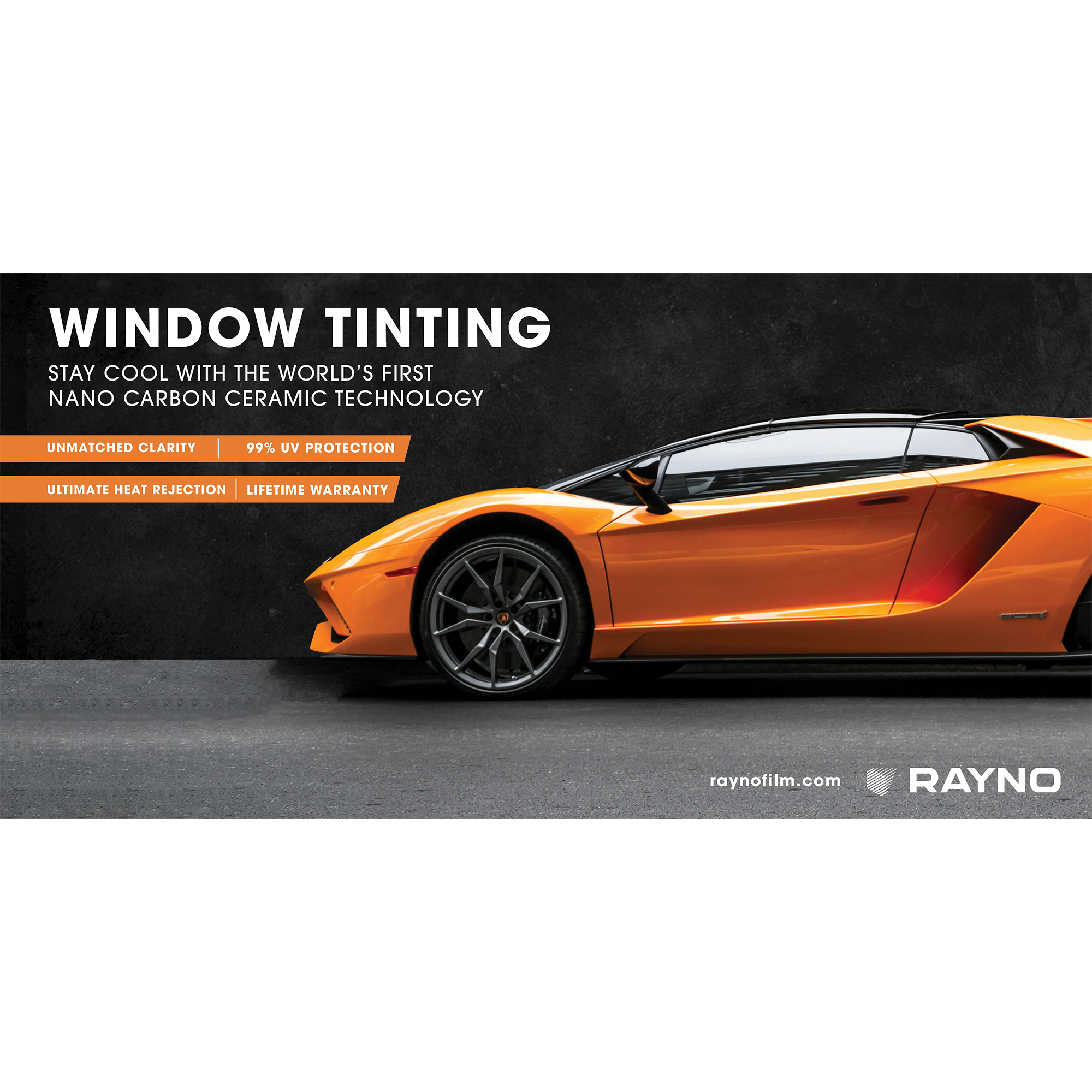 Rayno Window Tinting Banner