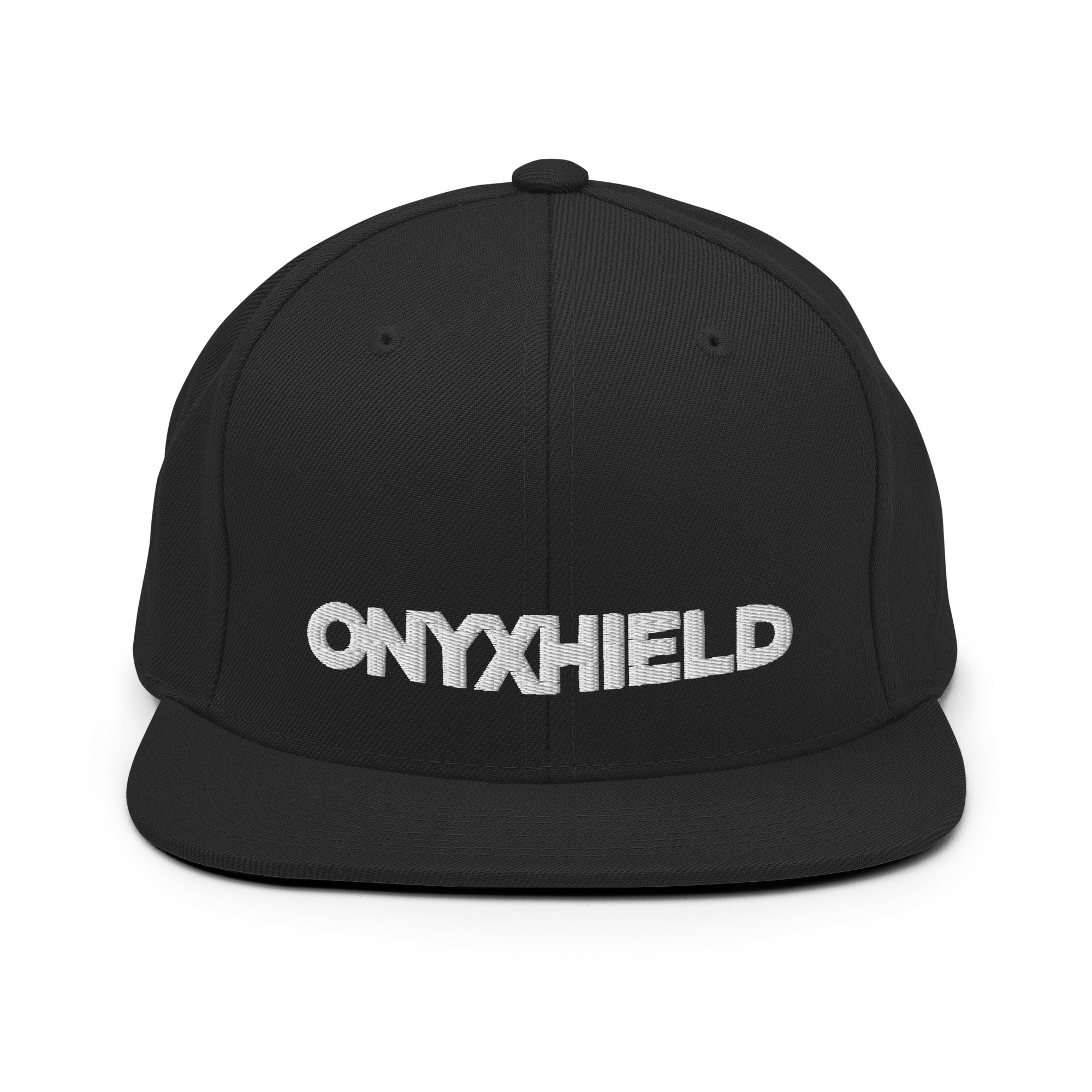 Simple Onyxhield Logo Snapback Hat