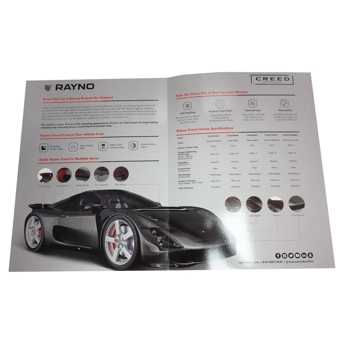 Creed Paint Protection Film Brochure