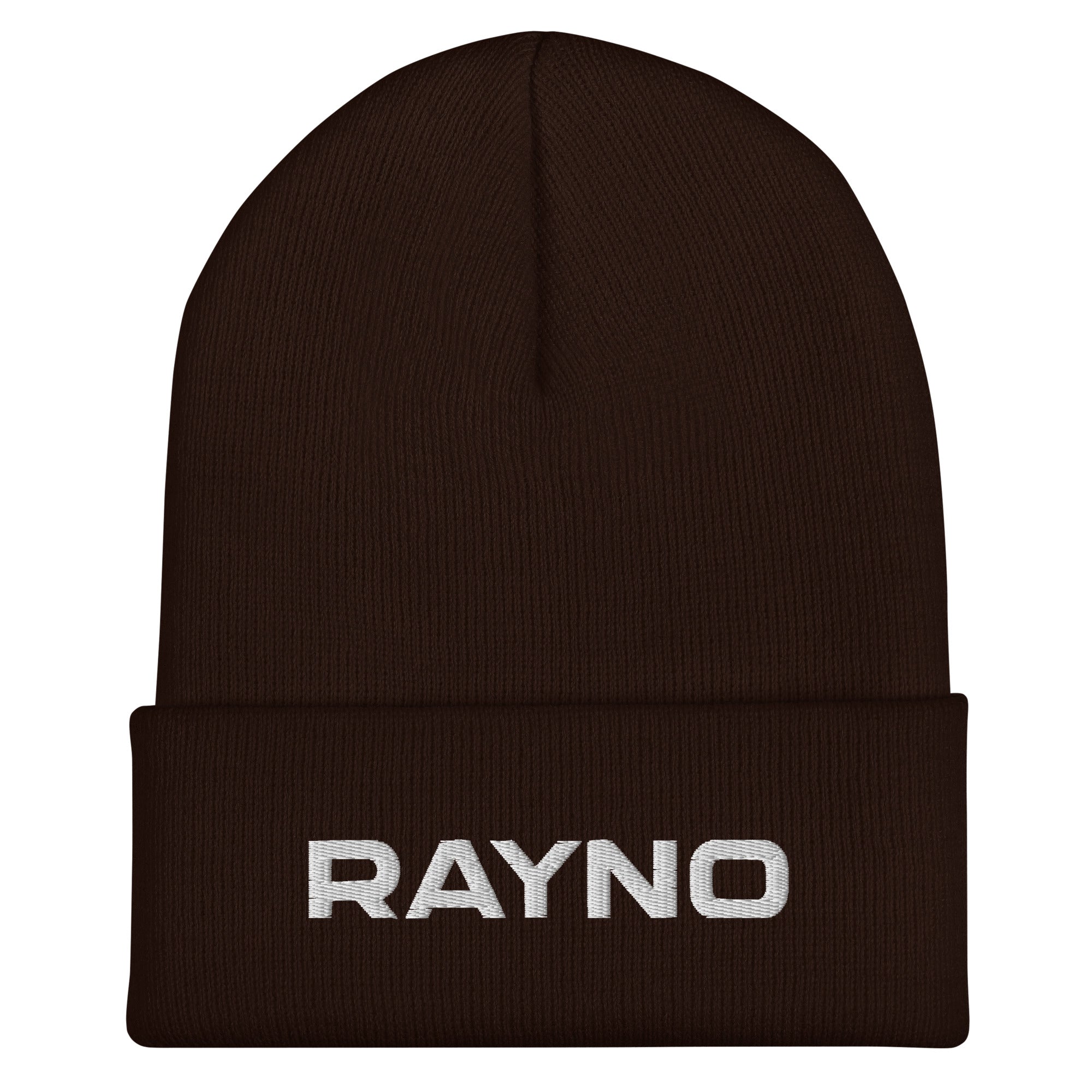 Colored Rayno Logo Simple Cuffed Beanie