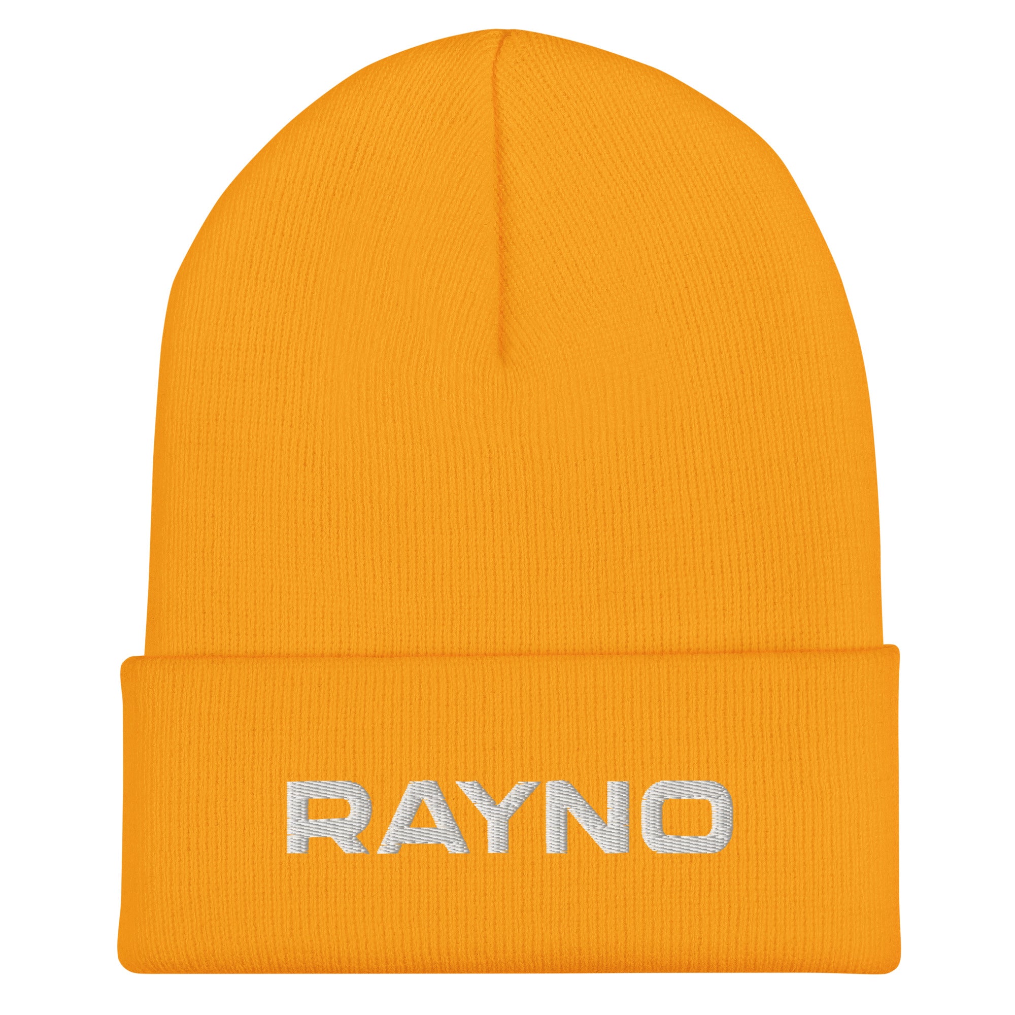Colored Rayno Logo Simple Cuffed Beanie