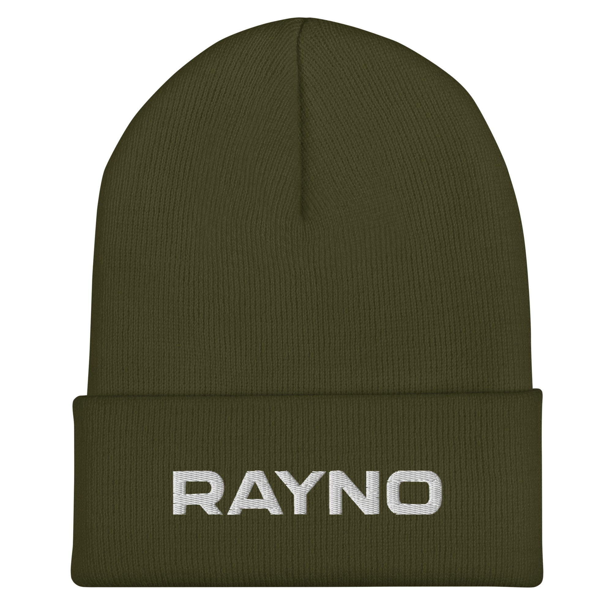 Colored Rayno Logo Simple Cuffed Beanie