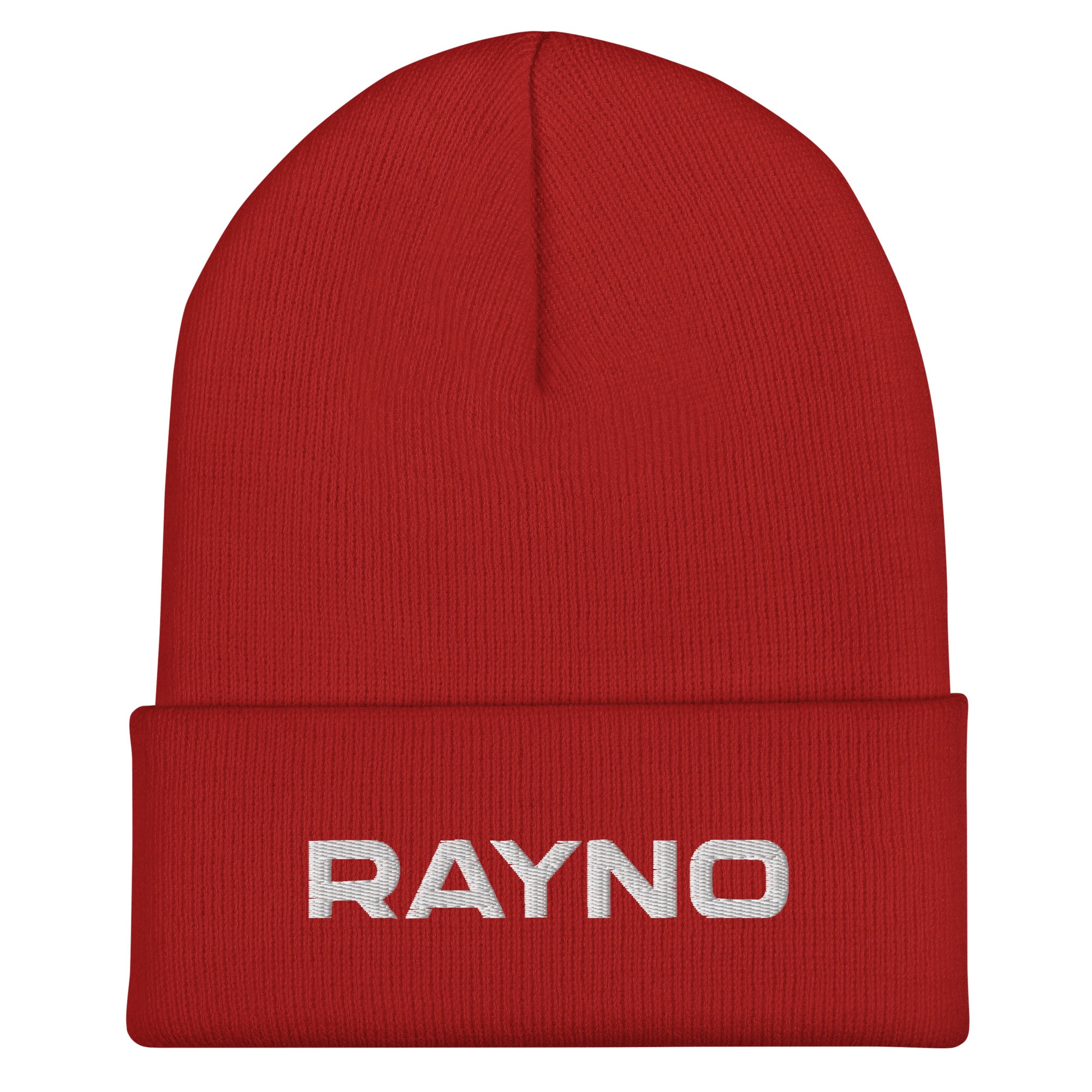 Colored Rayno Logo Simple Cuffed Beanie