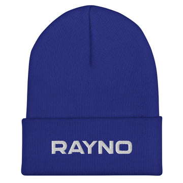 Colored Rayno Logo Simple Cuffed Beanie