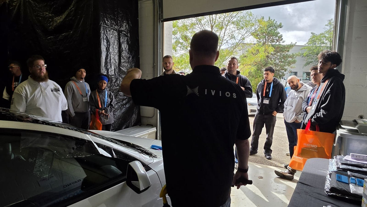 Live install demo on a Tesla inside the Rayno warehouse