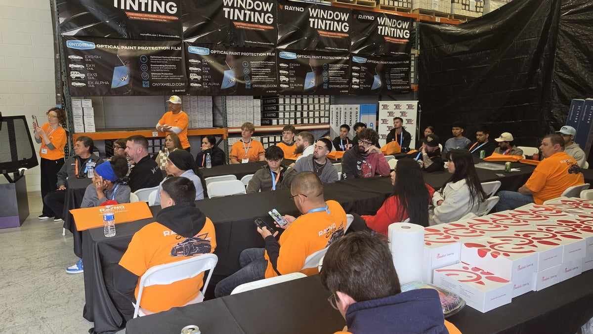 Packed lunch session inside the Rayno warehouse