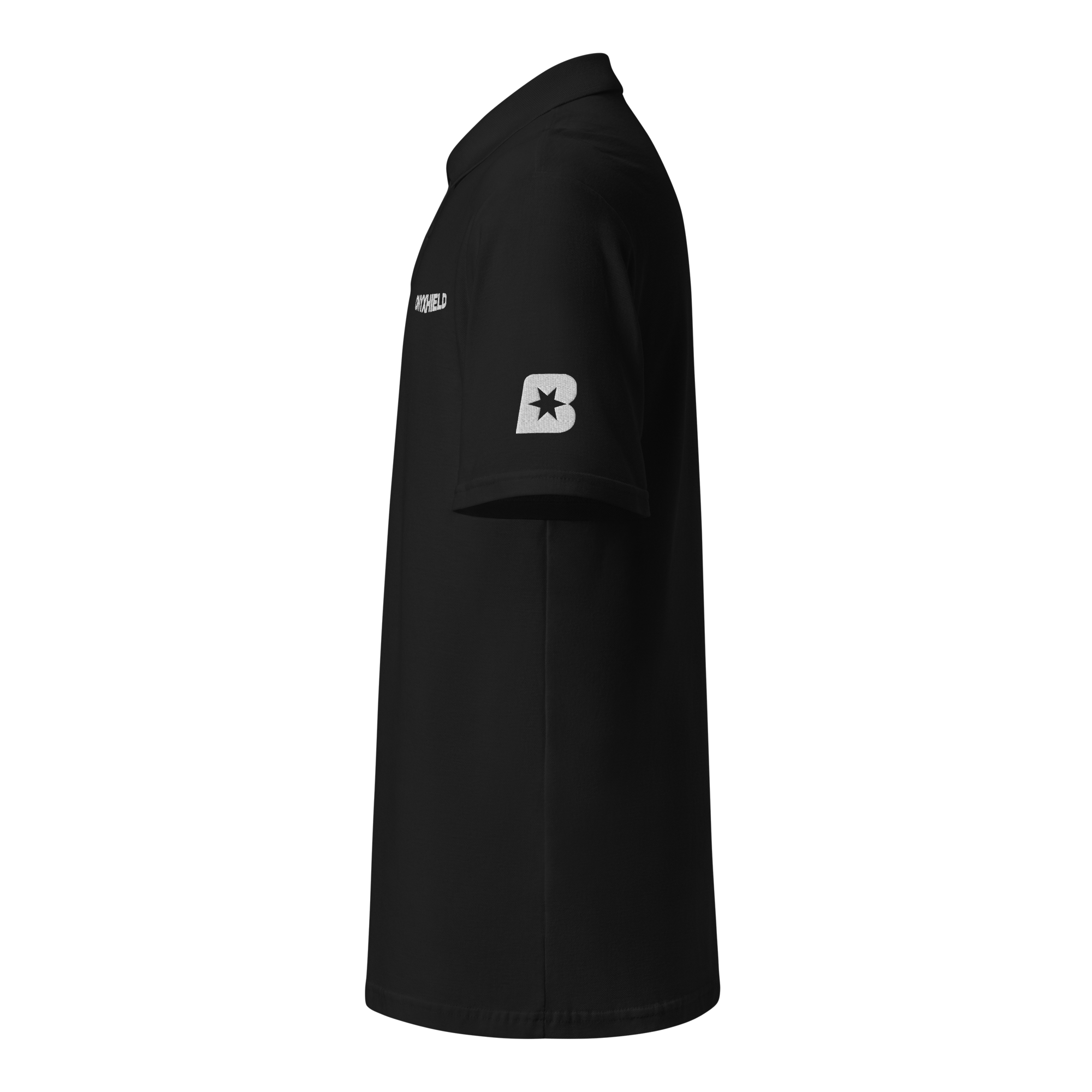 Onyxhield Embroidered Polo Shirt