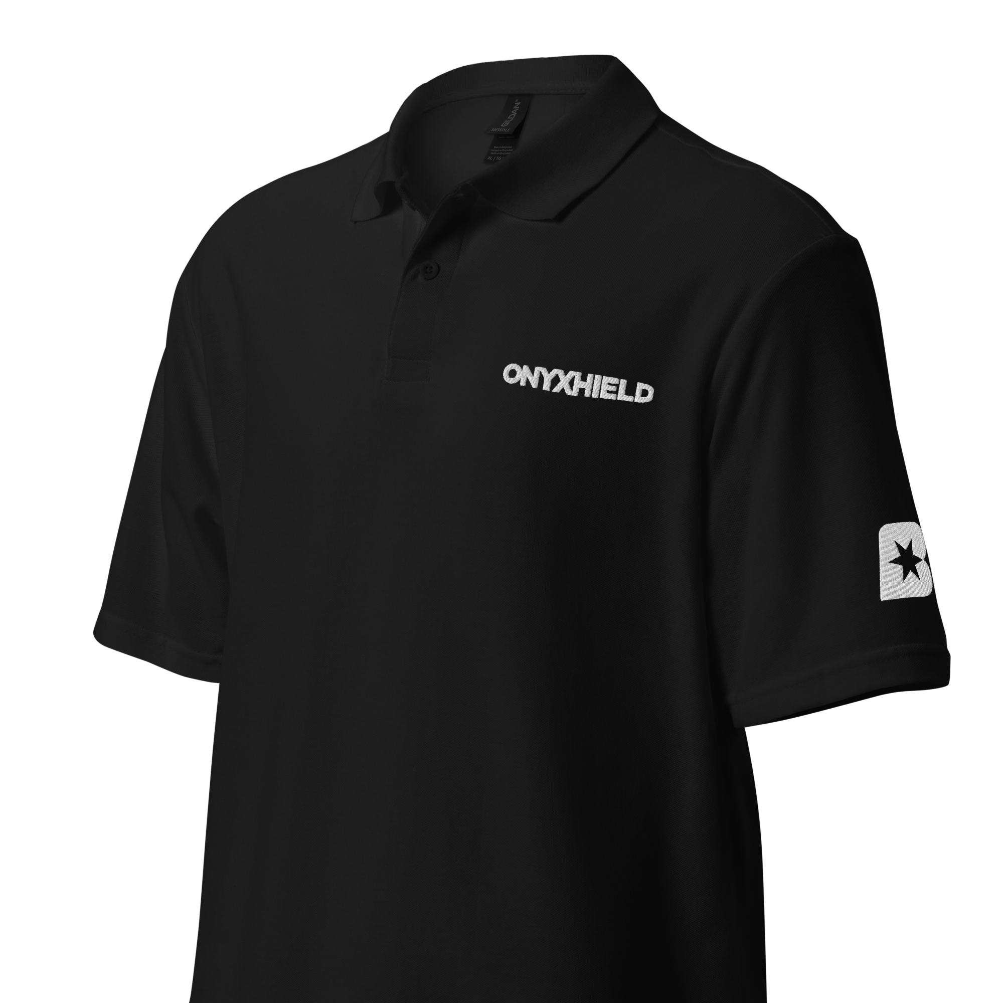 Onyxhield Embroidered Polo Shirt