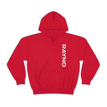 Rayno Vertical Text Logo Hoodie