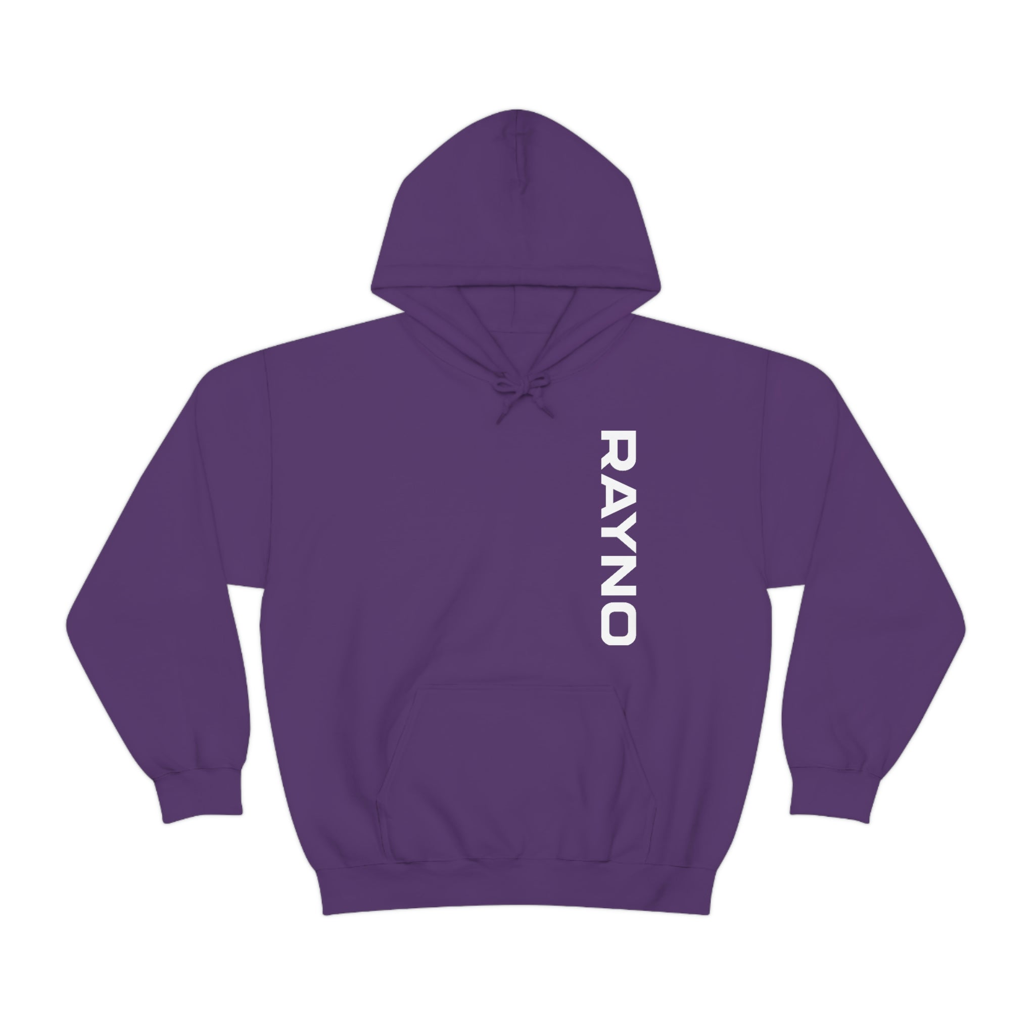 Rayno Vertical Text Logo Hoodie