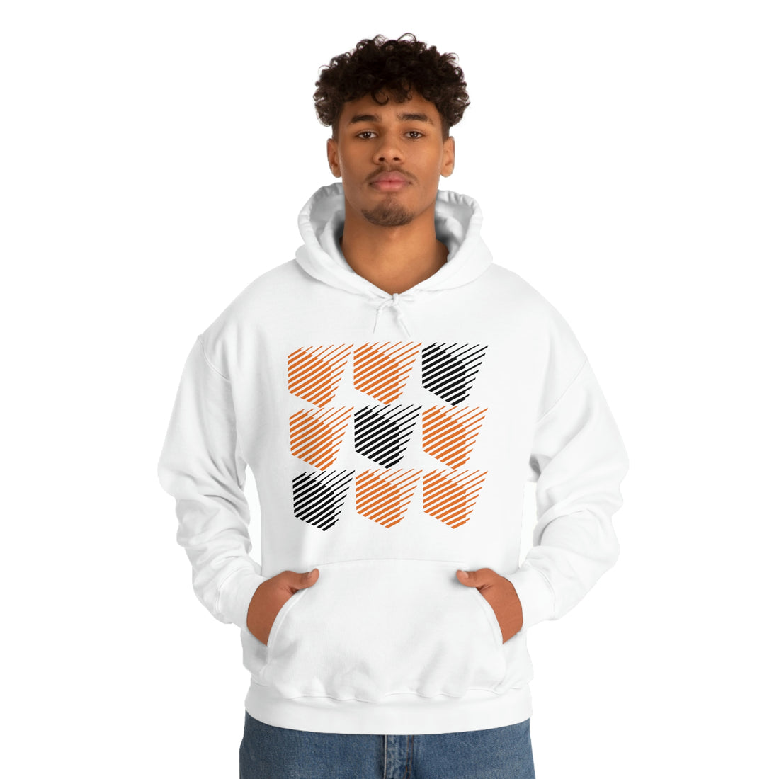 Rayno Matrix White Hoodie